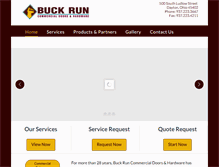 Tablet Screenshot of buck-run.com